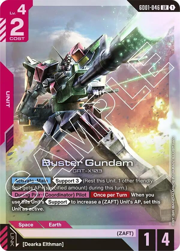 Image for Buster Gundam (GD01-046) [Newtype Rising] - Gundam Card Game