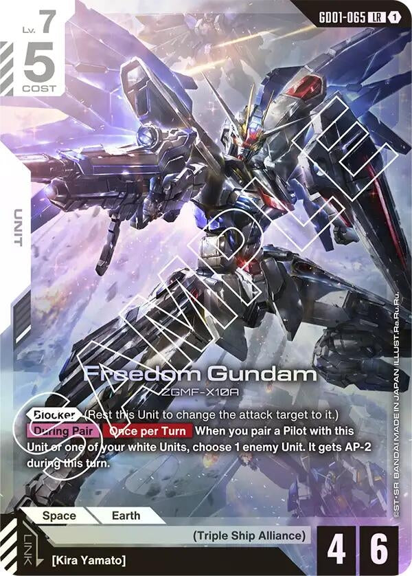 Image for Freedom Gundam (GD01-065) [Newtype Rising] - Gundam Card Game