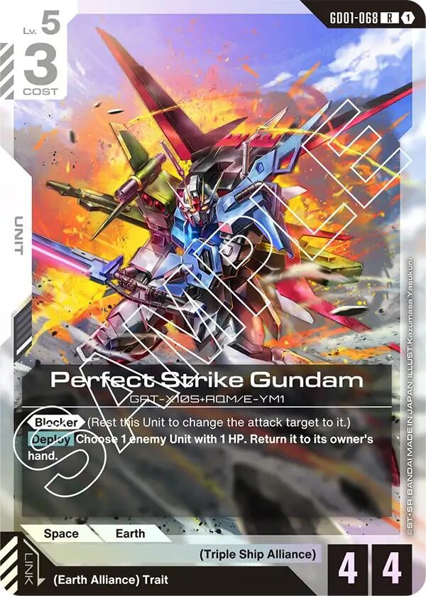Image for Perfect Strike Gundam (GD01-068) [Newtype Rising] - Gundam Card Game