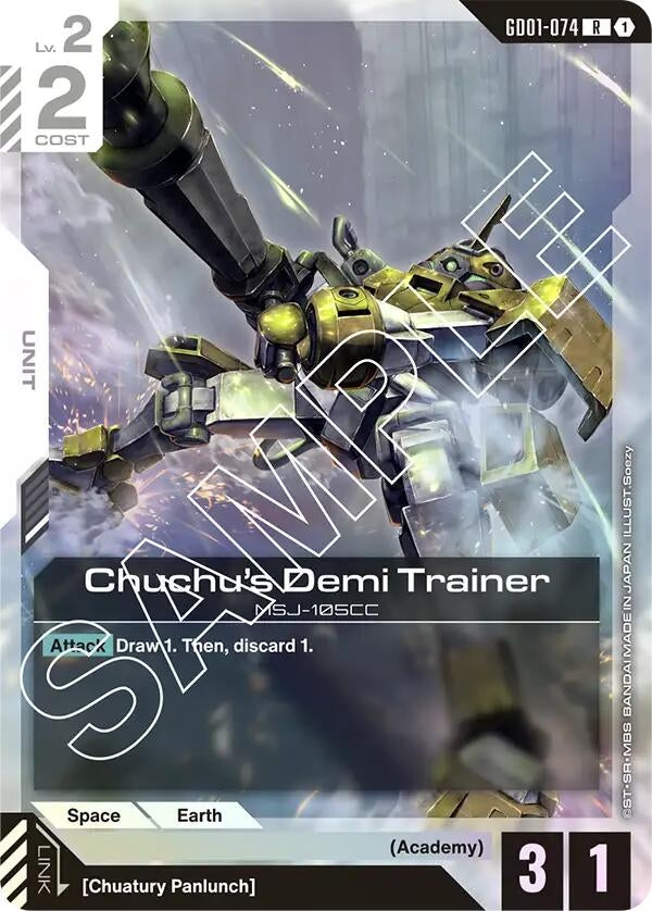 Image for Chuchu's Demi Trainer (GD01-074) [Newtype Rising] - Gundam Card Game