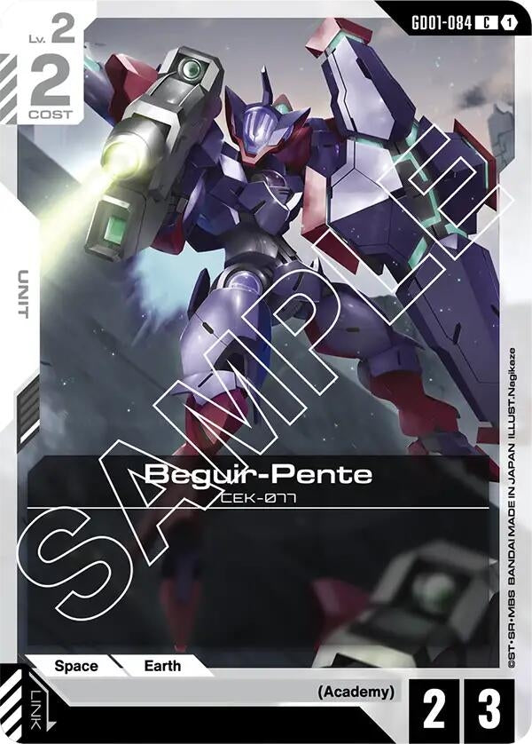 Image for Beguir-Pente (GD01-084) [Newtype Rising] - Gundam Card Game