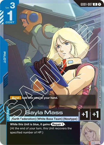 Image for Sayla Mass (GD01-087) [Newtype Rising] - Gundam Card Game