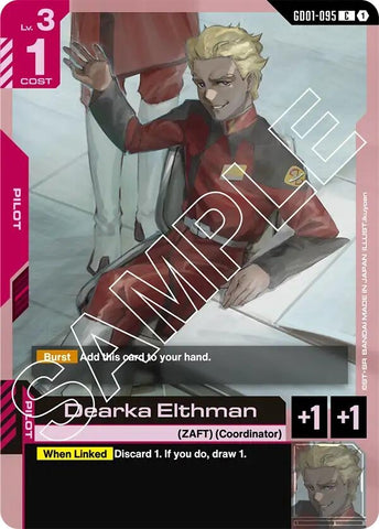Image for Dearka Elthman (GD01-095) [Newtype Rising] - Gundam Card Game