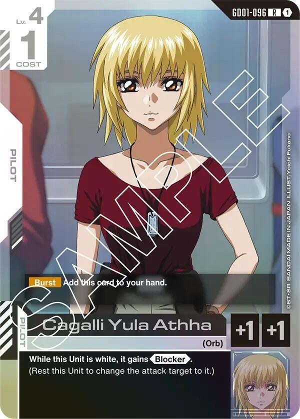 Image for Cagalli Yula Athha (GD01-096) [Newtype Rising] - Gundam Card Game