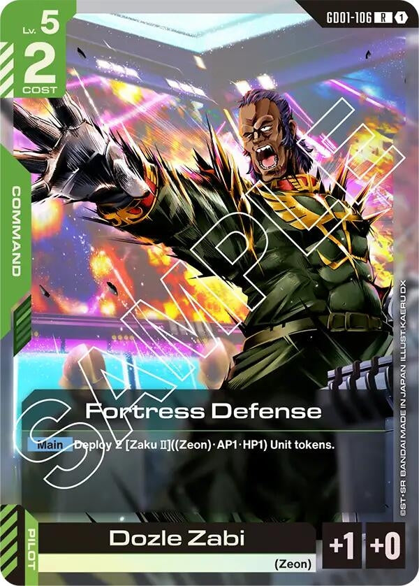 Image for Fortress Defense (GD01-106) [Newtype Rising] - Gundam Card Game
