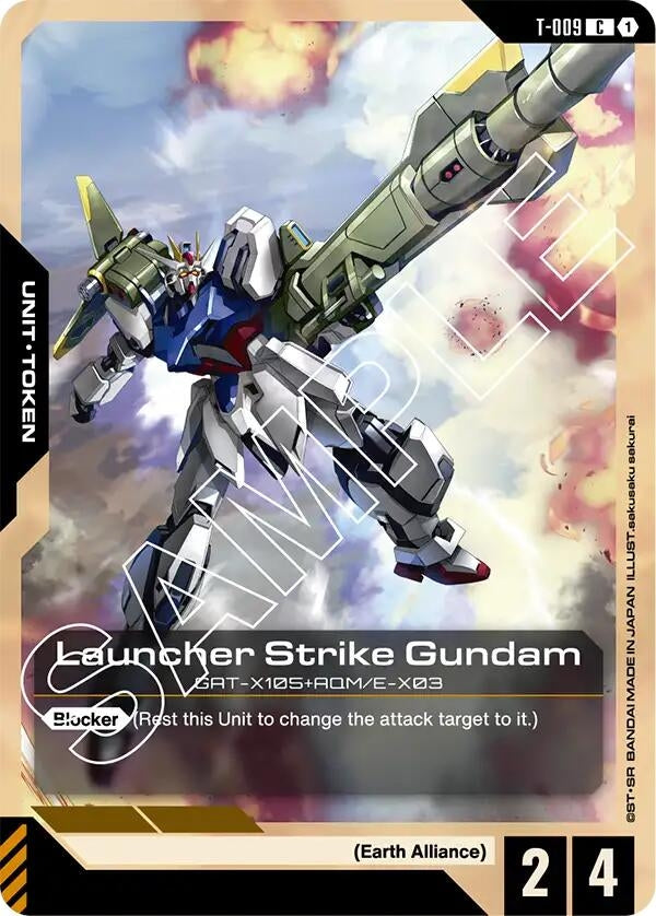 Image for Launcher Strike Gundam (T-009) Token (T-009) [Newtype Rising] - Gundam Card Game