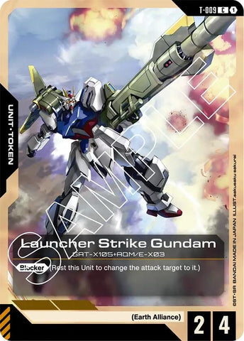 Image for Launcher Strike Gundam (T-009) Token (T-009) [Newtype Rising] - Gundam Card Game
