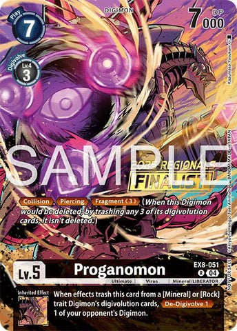Image for Proganomon (Regionals 25-26 Season 2 Finalist) (EX8-051 R) (Chain of Liberation) - Digimon Card Game