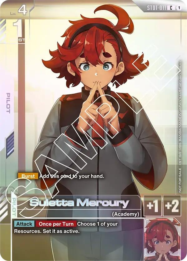 Image for Suletta Mercury (Newtype Challenge 2025 Mission 1) (ST01-011) [Gundam Promotional Cards] - Gundam Card Game