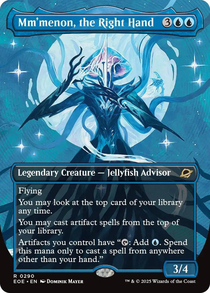 Image for Mm'menon, the Right Hand (Borderless) (290) [Edge of Eternities] - Magic: The Gathering