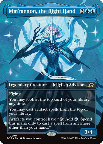 Image for Mm'menon, the Right Hand (Borderless) (290) [Edge of Eternities] - Magic: The Gathering