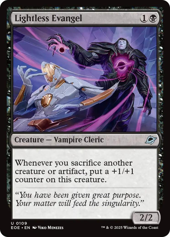 Image for Lightless Evangel (109) [Edge of Eternities] - Magic: The Gathering