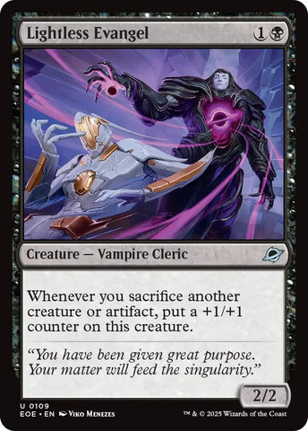 Image for Lightless Evangel (109) [Edge of Eternities] - Magic: The Gathering