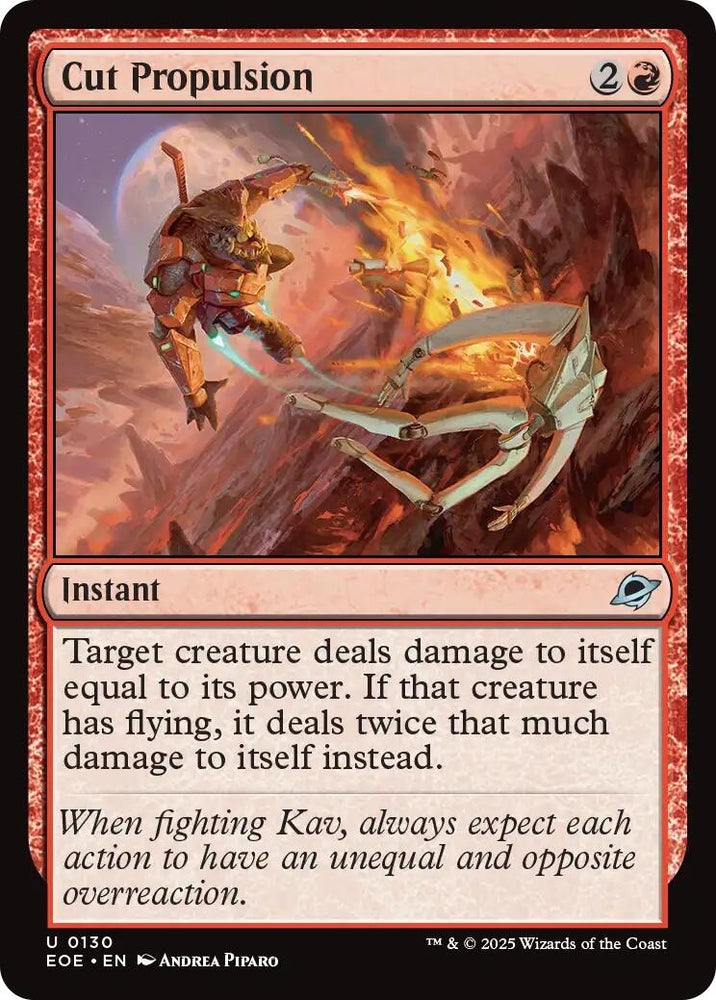 Image for Cut Propulsion (130) [Edge of Eternities] - Magic: The Gathering