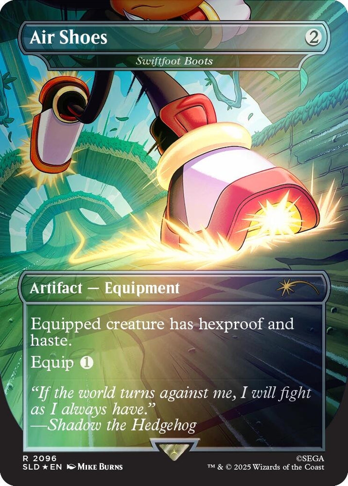 Image for Air Shoes - Swiftfoot Boots (Rainbow Foil) (2096) [Secret Lair Drop Series] - Magic: The Gathering