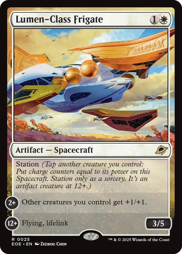 Image for Lumen-Class Frigate (25) [Edge of Eternities] - Magic: The Gathering
