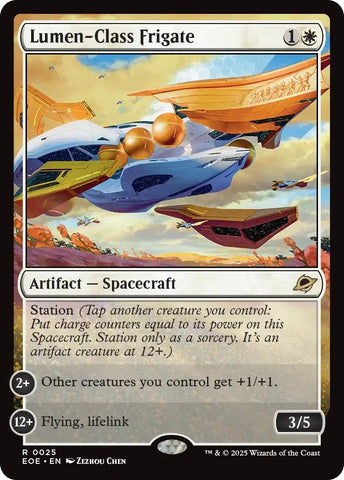 Image for Lumen-Class Frigate (25) [Edge of Eternities] - Magic: The Gathering