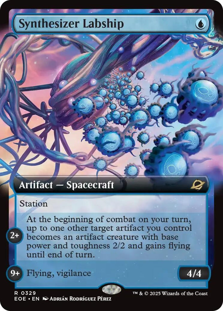 Image for Synthesizer Labship (Extended Art) (329) [Edge of Eternities] - Magic: The Gathering
