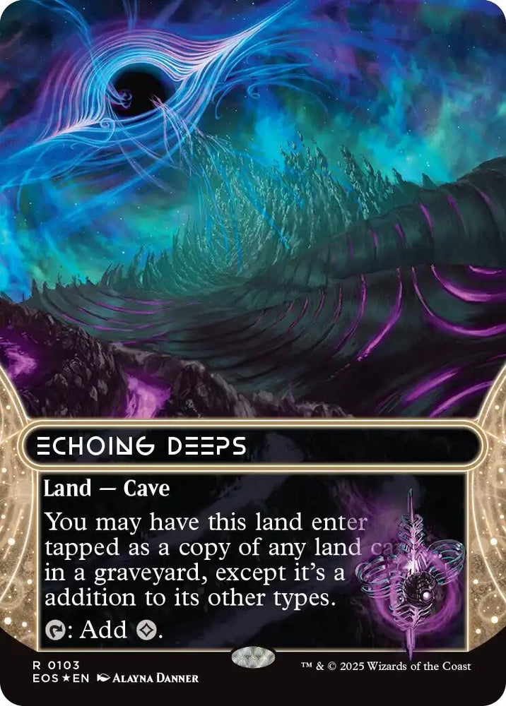 Image for Echoing Deeps (0103) (Borderless) (Galaxy Foil) (103) [Edge of Eternities: Stellar Sights] - Magic: The Gathering