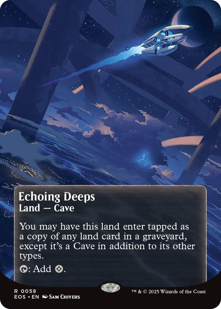 Image for Echoing Deeps (0058) (Borderless) (58) [Edge of Eternities: Stellar Sights] - Magic: The Gathering