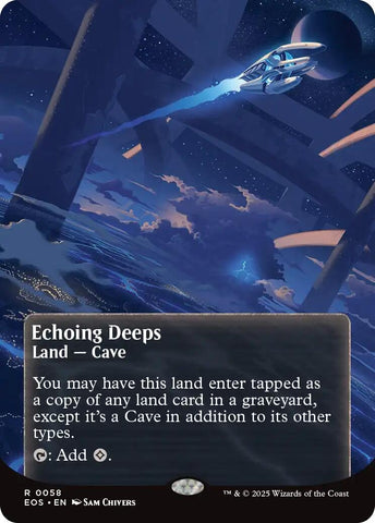 Image for Echoing Deeps (0058) (Borderless) (58) [Edge of Eternities: Stellar Sights] - Magic: The Gathering