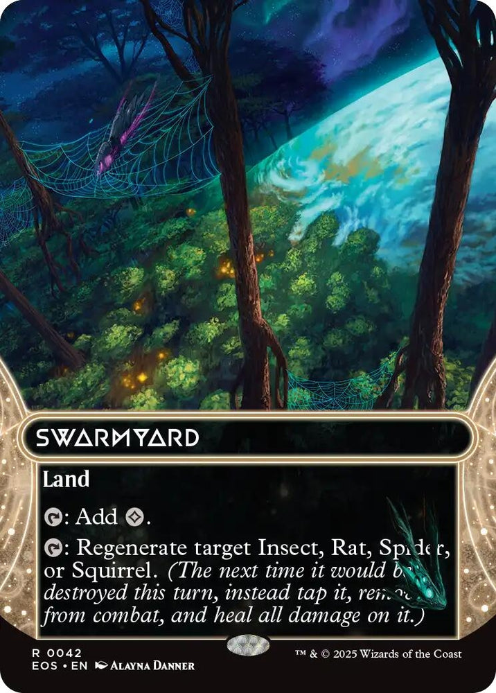 Image for Swarmyard (0042) (Borderless) (42) [Edge of Eternities: Stellar Sights] - Magic: The Gathering