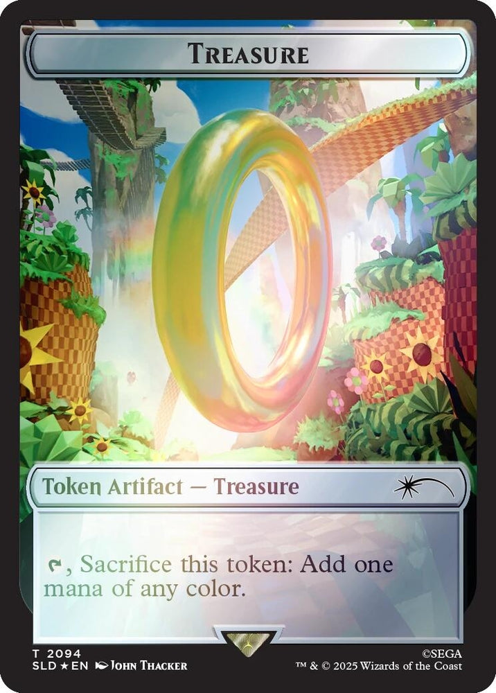 Image for Treasure Token (2094) (Rainbow Foil) (2094) [Secret Lair Drop Series] - Magic: The Gathering