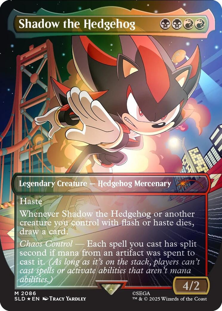 Image for Shadow the Hedgehog (Rainbow Foil) (2086) [Secret Lair Drop Series] - Magic: The Gathering