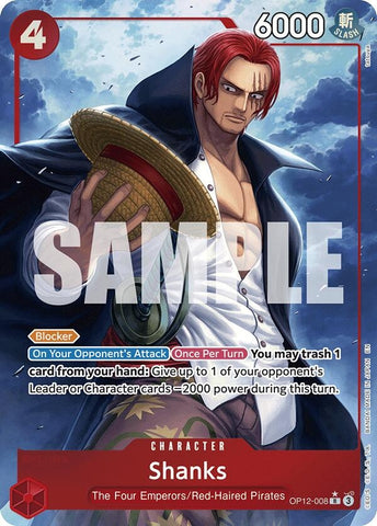 Shanks (008) (Alternate Art) (OP12-008) (Legacy of the Master)