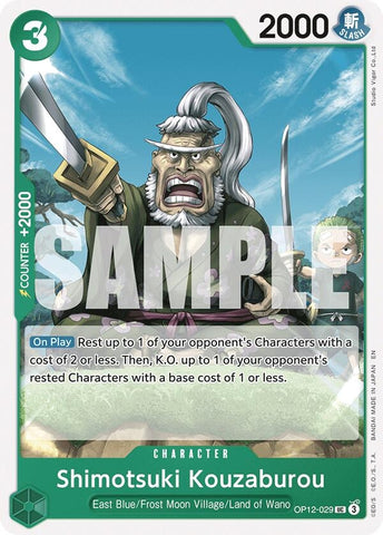 Image for Shimotsuki Kouzaburou (OP12-029) (Legacy of the Master) - One Piece Card Game