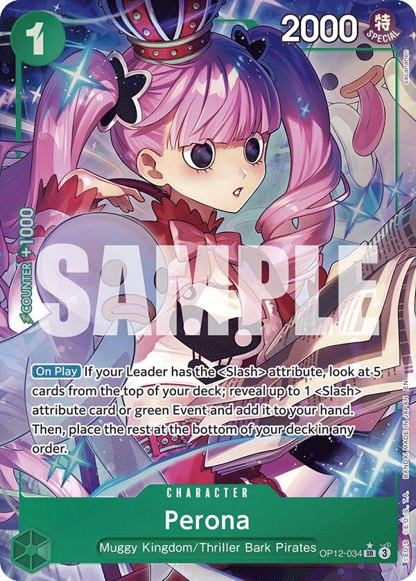 Perona (Alternate Art) (OP12-034) (Legacy of the Master)