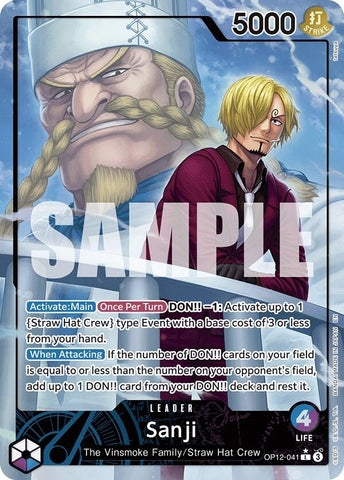 Sanji (041) (Alternate Art) (OP12-041) (Legacy of the Master)