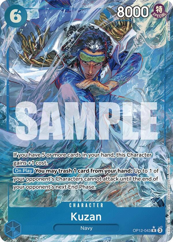 Kuzan (043) (Alternate Art) (OP12-043) (Legacy of the Master)