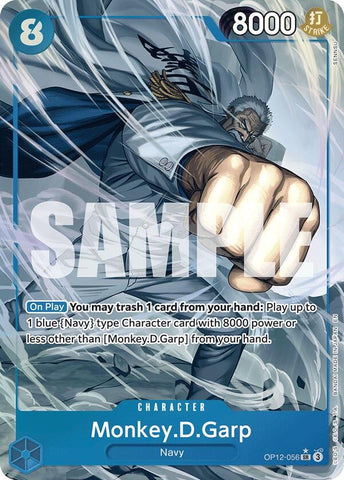 Monkey.D.Garp (Alternate Art) (OP12-056) (Legacy of the Master)