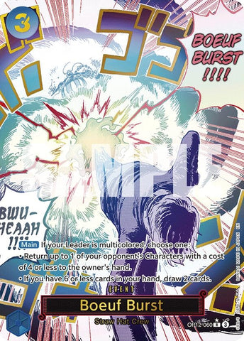 Boeuf Burst (Alternate Art) (OP12-060) (Legacy of the Master)
