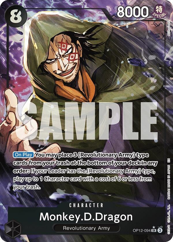 Monkey.D.Dragon (Alternate Art) (OP12-094) (Legacy of the Master)