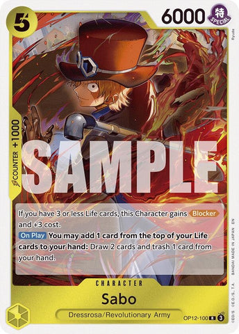 Sabo (OP12-100) (Legacy of the Master)