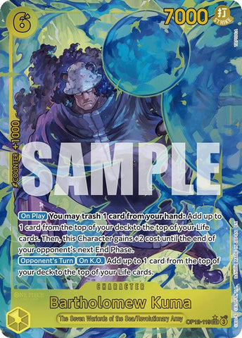 Bartholomew Kuma (Alternate Art) (OP12-119) (Legacy of the Master)
