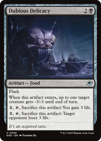 Image for Dubious Delicacy (96) [Edge of Eternities] - Magic: The Gathering