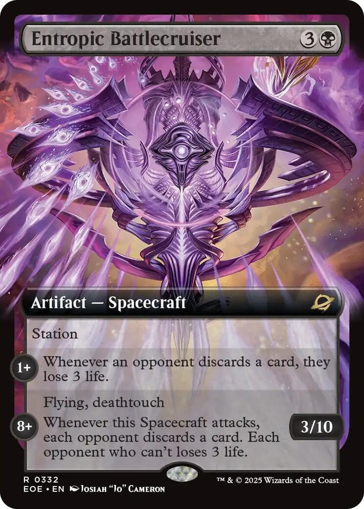Image for Entropic Battlecruiser (Extended Art) (332) [Edge of Eternities] - Magic: The Gathering