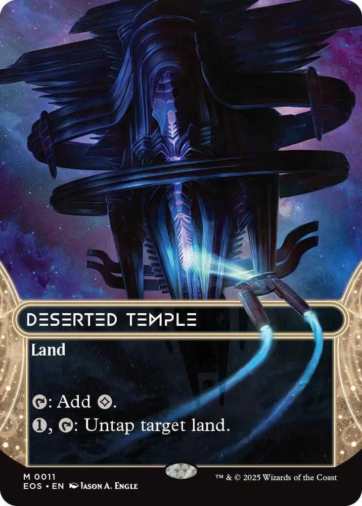 Image for Deserted Temple (0011) (Borderless) (11) [Edge of Eternities: Stellar Sights] - Magic: The Gathering