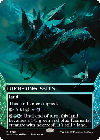 Image for Lumbering Falls (0024) (Borderless) (24) [Edge of Eternities: Stellar Sights] - Magic: The Gathering