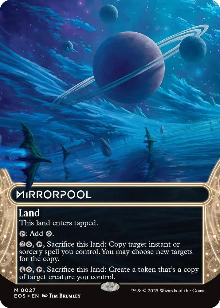 Image for Mirrorpool (0027) (Borderless) (27) [Edge of Eternities: Stellar Sights] - Magic: The Gathering