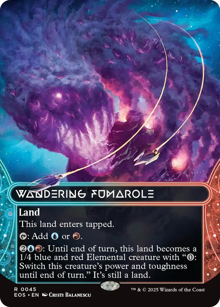 Image for Wandering Fumarole (0045) (Borderless) (45) [Edge of Eternities: Stellar Sights] - Magic: The Gathering