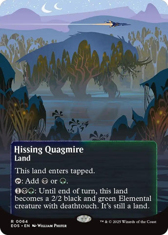 Image for Hissing Quagmire (0064) (Borderless) (64) [Edge of Eternities: Stellar Sights] - Magic: The Gathering