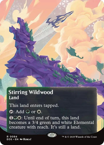 Image for Stirring Wildwood (0084) (Borderless) (84) [Edge of Eternities: Stellar Sights] - Magic: The Gathering