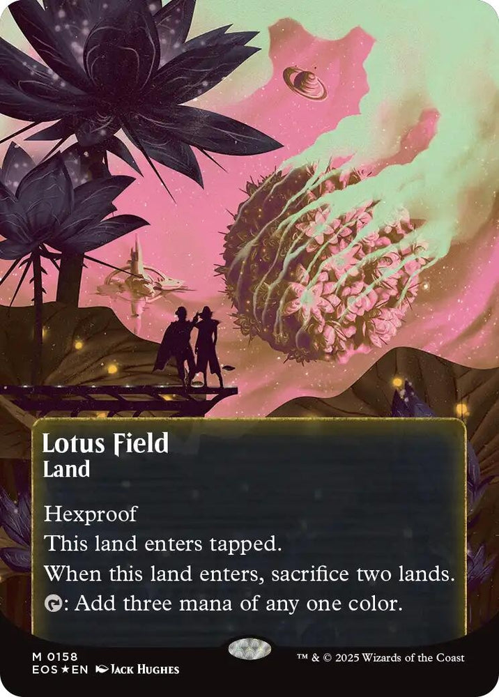 Image for Lotus Field (0158) (Borderless) (Galaxy Foil) (158) [Edge of Eternities: Stellar Sights] - Magic: The Gathering