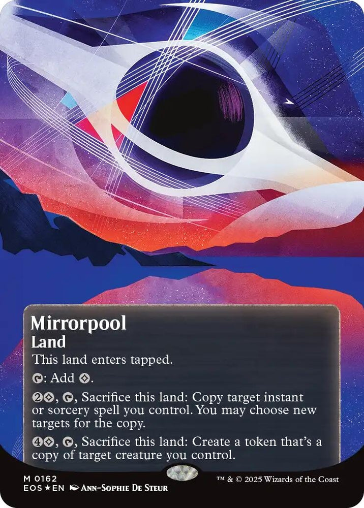 Image for Mirrorpool (0162) (Borderless) (Galaxy Foil) (162) [Edge of Eternities: Stellar Sights] - Magic: The Gathering