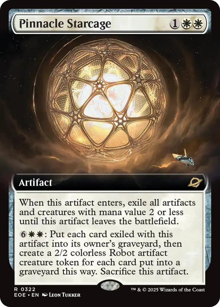 Image for Pinnacle Starcage (Extended Art) (322) [Edge of Eternities] - Magic: The Gathering