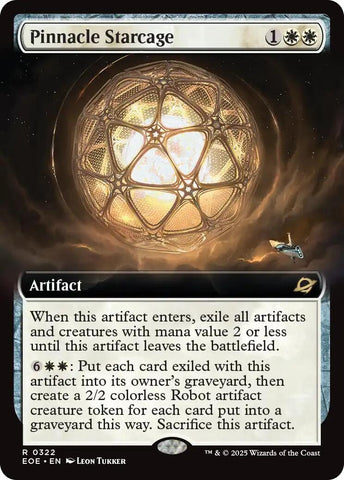 Image for Pinnacle Starcage (Extended Art) (322) [Edge of Eternities] - Magic: The Gathering